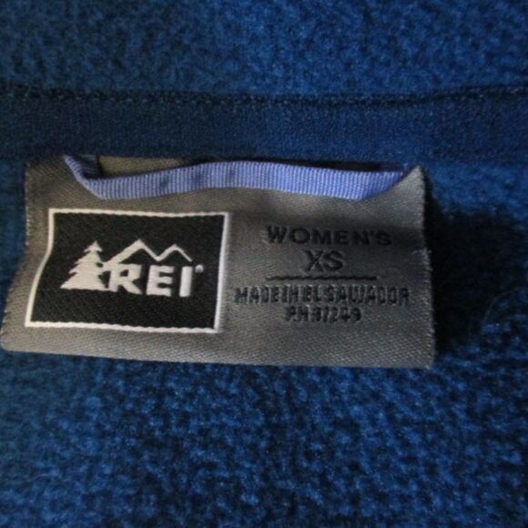 REI Teal Fleece zip front Jacket XS - Picture 4 of 4